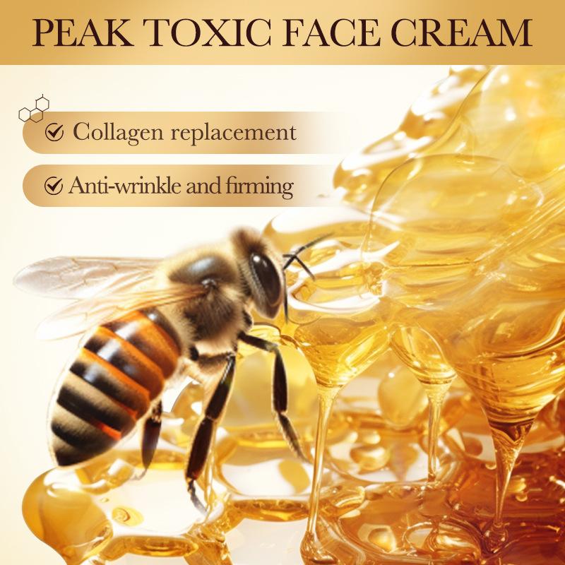 New Bee Venom Anti-aging Face Cream Fade Wrinkle Firming Lifting Facial Cream Forehead Wrinkle Removal Moisturizing Skincare 50g