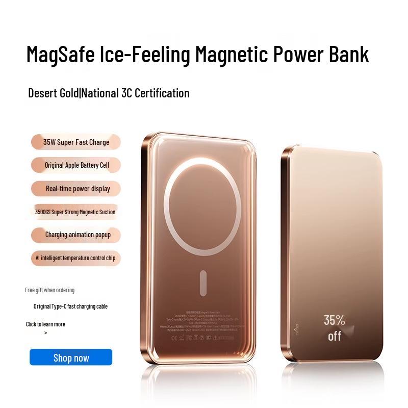 Ultra-Thin 8mm Magnetic 15W Fast Charger for iPhone 16