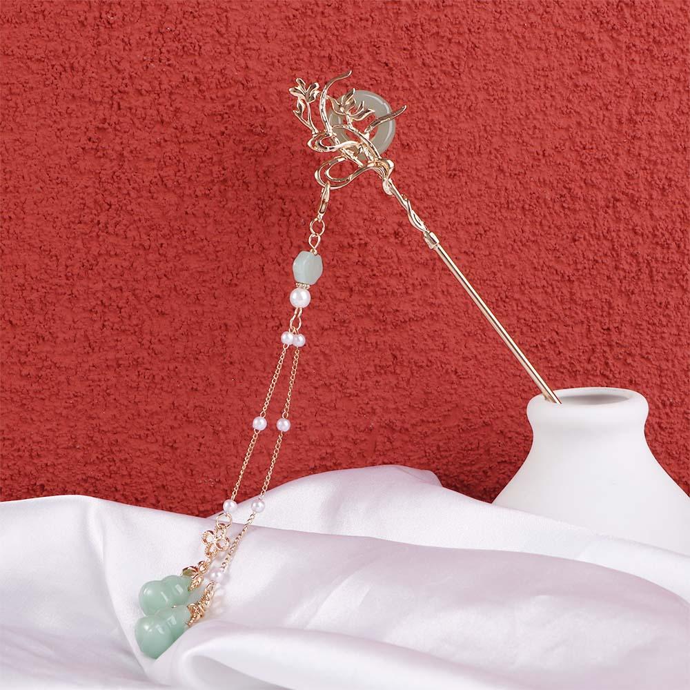 Pearl Temperament Bridal Hair Clip Women Hair Sticks Korean Hanfu Hairpins Chinese Hair Fork