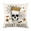 Custom Halloween Pillow Cover Digital Print Holiday Decorative Couch Bed Cushion Case 45x45cm