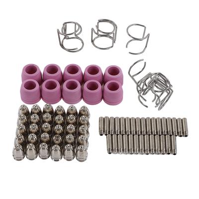 80 шт. Комплект расходных материалов для плазменной резки, наконечники, оборудование для 40 50 60A SG 55 AG 60 WSD 60