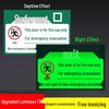 Luminous Emergency Exit Door Sign Sticker