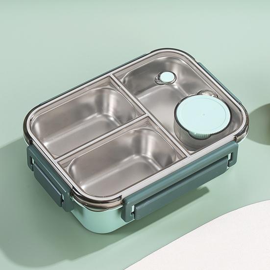 850 мл Ланч-бокс из нержавеющей стали Bento Box для взрослых, герметичный штабелируемый контейнер для обеда