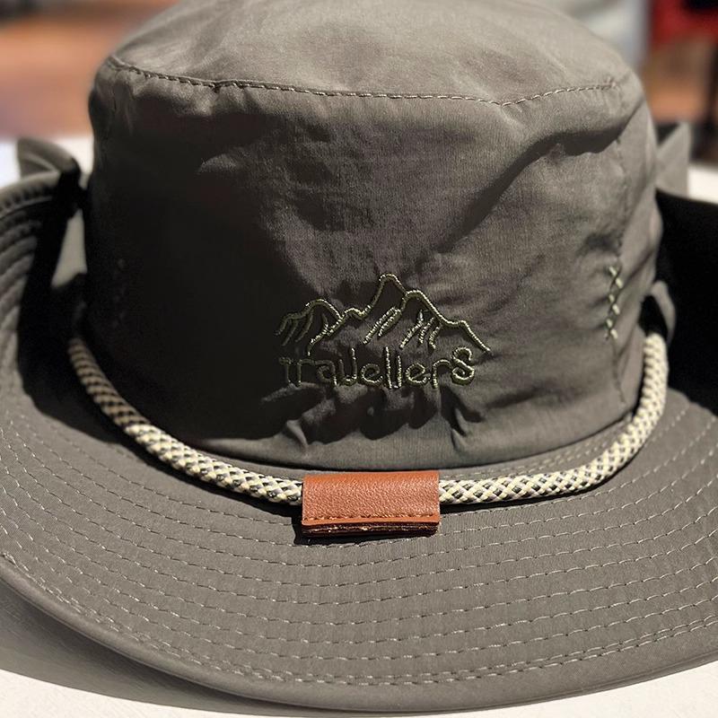 Summer Bucket Hat Men Women Outdoor Fishing Camping Hiking Hats Breathable Anti Uv Windproof Sun Hat