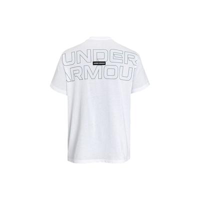 Футболка с круглым вырезом Outline Letter Print, мужские топы, белая 1379109-100