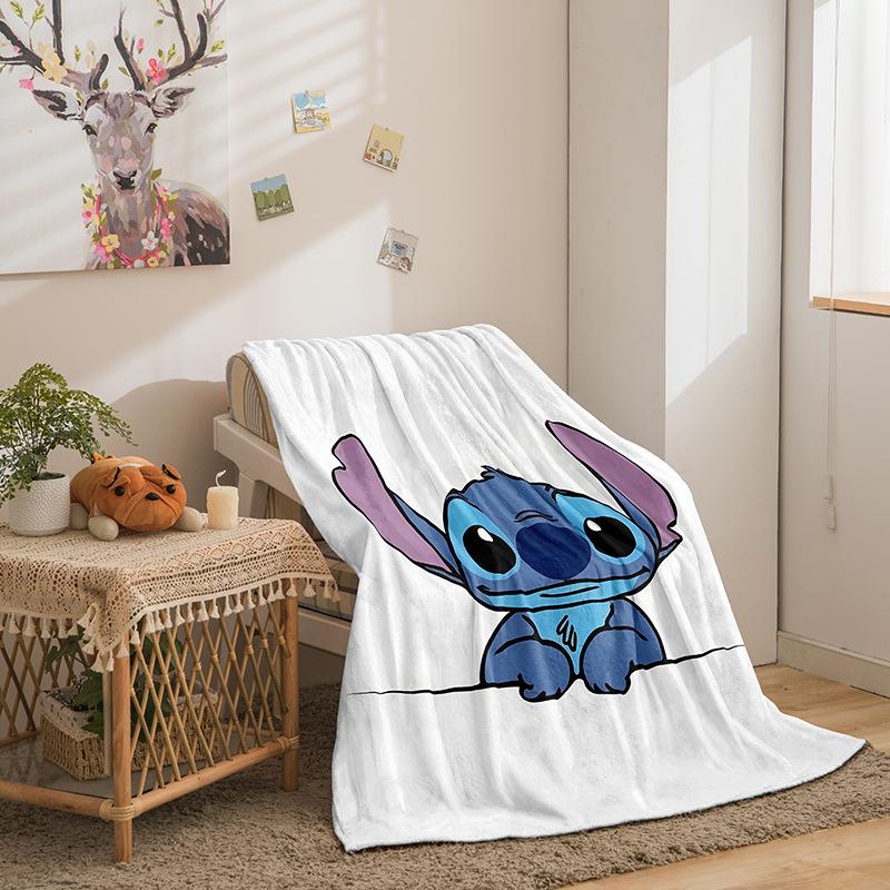 Фланелевое одеяло Riman Stitch Series, напечатанное на 3D-принтере, для дивана, утолщенное одеяло.