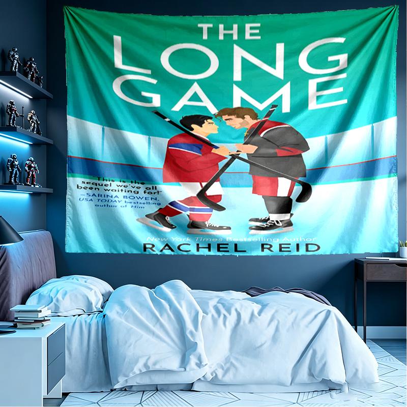 Heated Rivalry Print Tapestry, Lightweight Wall Hanging, for Bedroom, Dorm, Living Room, Home Art Decor, Birthday Christmas Gift for Friends