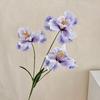 Iris Artificial Flower Realistic Faux Iris Flowers 33" Soft Fabric Indoor Outdoor Decor for Wedding Bridal Bouquets Centerpieces