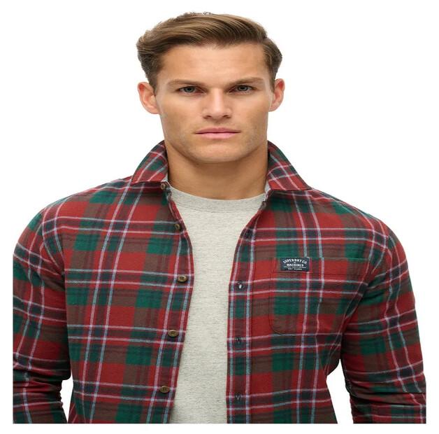 Superdry Lumber рубашка с длинным рукавом