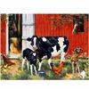 Diamond Embroidery Diy Diamond Painting Cow Cock Horse Cat Full Round Cross Stitch Rhinestone