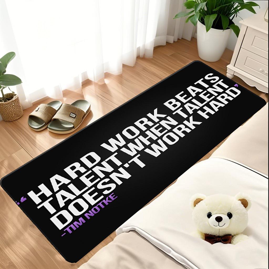 Successful motivational mats, daily encouragement, success carpets, bedroom and living room decorations, daily inspiration
