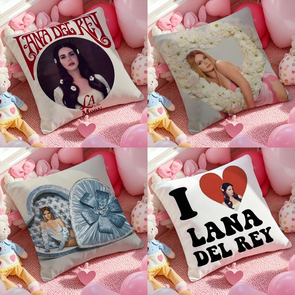 L-Lana D-Del R-Rey Горячая Певица Наволочка с Рисунком для Подушки на Диван в Гостиной и Декора Спальни