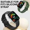 Upgrades Silicone Watch Band Flexible Silicone Watch Strap Stylish Silicone Watch Band Portable Strap for Watch Fit3