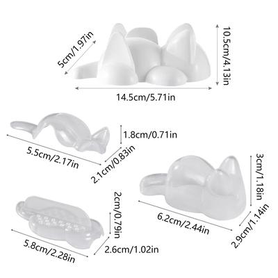 Набор из 2 симпатичных формочек для риса в форме кошек для забавного приготовления еды, формы для суши в форме животных, принадлежности для выпечки картофельного пюре