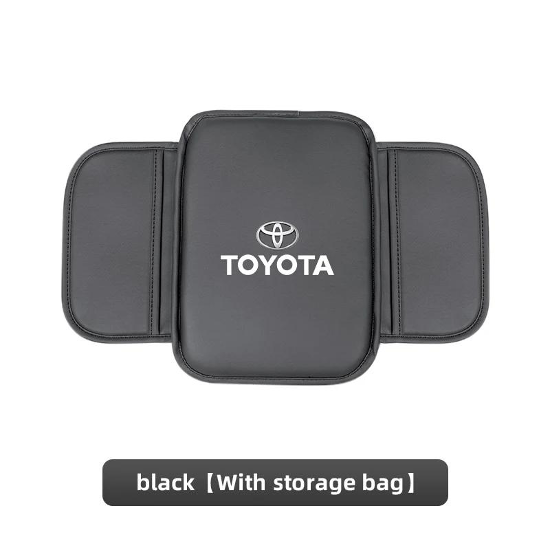 Горячие Для Toyota Для Toyota 2026 Новые Колпаки на Колеса Автомобильный Коврик на Подлокотник Центральная Консоль Кожаная Защитная Подушка Для Toyota Gazoo Racing TR