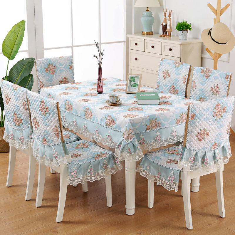 Высококачественный чехол на стул, кружевная подушка, пылезащитная скатерть для банкета, обеденный стол, чехол с вышивкой, ткань для стула
