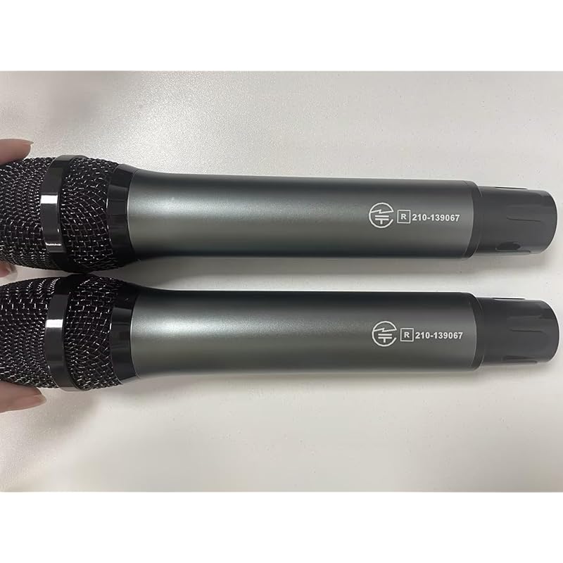 XIAOKOA динамический микрофон беспроводной микрофон ручной микрофон караоке микрофон беспроводной микрофон для 2 человек UHF 30m стабильная передача Type-c