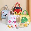Cartoon Lunch Bag Portable Insulated Thermal Lunch Box Picnic Supplies Bags Milk Bottle For Women Girl Kids Children