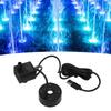 Генератор тумана USB с помпой, светодиодная разноцветная подсветка, фонтан, распылитель, увлажнитель, 5 В, машина для тумана для пруда, сада, офиса