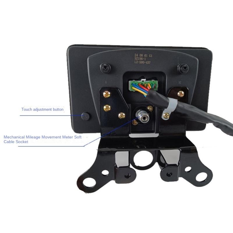 Цифровая приборная панель мотоцикла 12 В, дисплей скорости и пробега, подходит для мотоциклов CG125, ITALIKA EX125 FORZA125 FT125