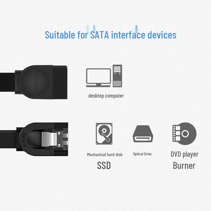 Ugreen Высокоскоростной кабель данных и питания SATA 3.0