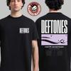 Deftones Североамериканский тур 2025 Мерч Дата Футболка Comfort Colors Унисекс Футболка