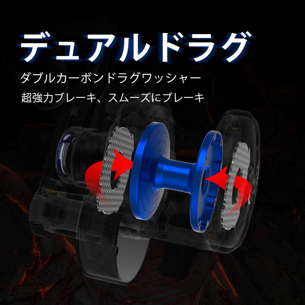 WATACHAMP Caribbean 3000R Jigging a Lever Drag Reel for Big Featuring a Power Metal a Gear and a Maximum Drag Force of Suitable for Sea and Slow Reel,