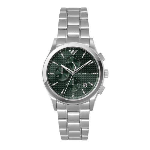 Emporio Armani Men's Silver Watch NA AR11529