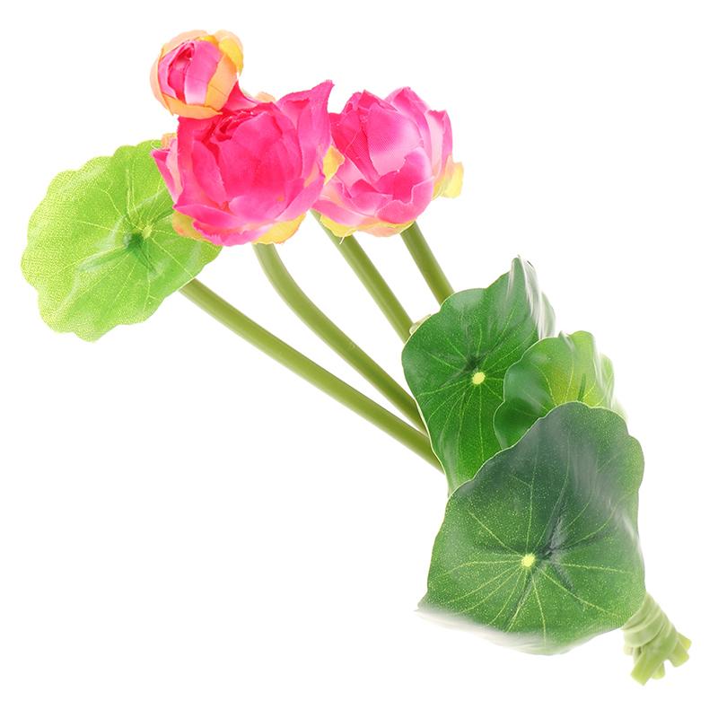 Home Decoration Pond Fish Tank Swing Personal Plastic Lotus