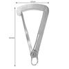 Stainless Steel Dental Crown Gauge Caliper Surgical Instruments Measuring Tool For Metal/Wax