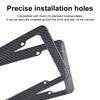 1/2pcs Carbon Fiber License Plate Frame Black Plastic Front & Rear Car Tag Holder Cover Frame Bracket with Standard Screw Kits