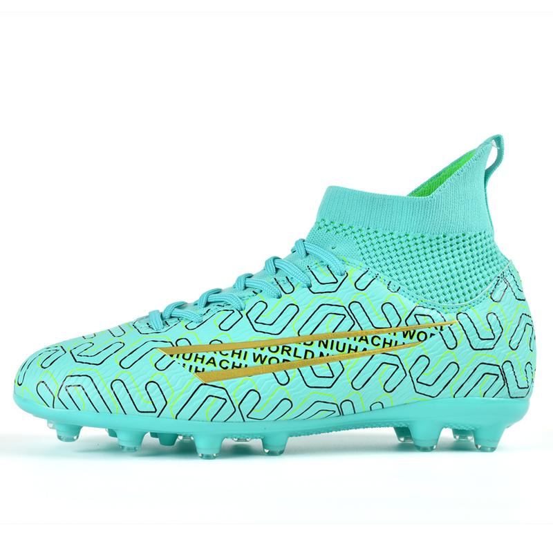 33-36 Мужские детские футбольные бутсы для молодежи с длинными шипами Спортивные футбольные бутсы большого размера Молодежная спортивная обувь
