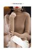 2023 Women's Slim Fit Wool Knit High Neck Sweater - Long Sleeve Base Layer