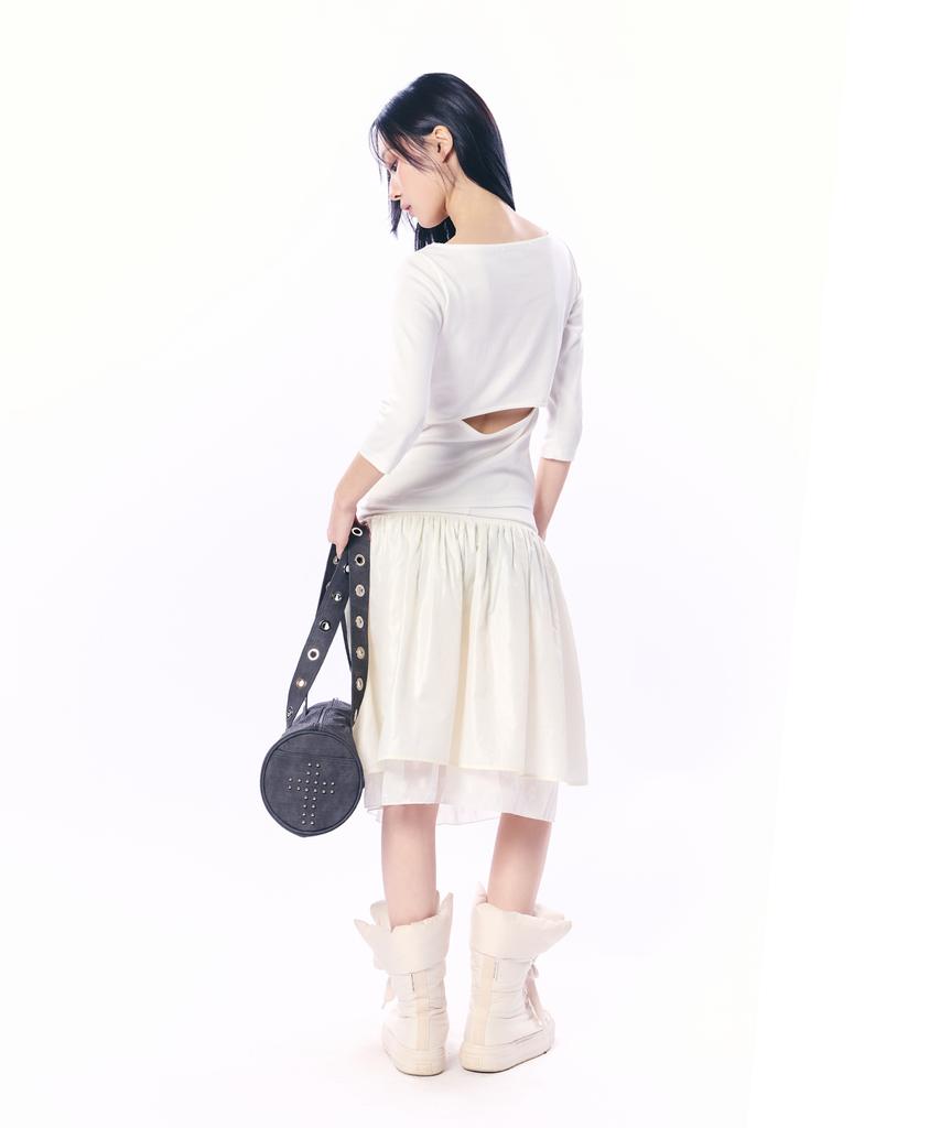 SETUP-EXE Double Cut-Out Top / White