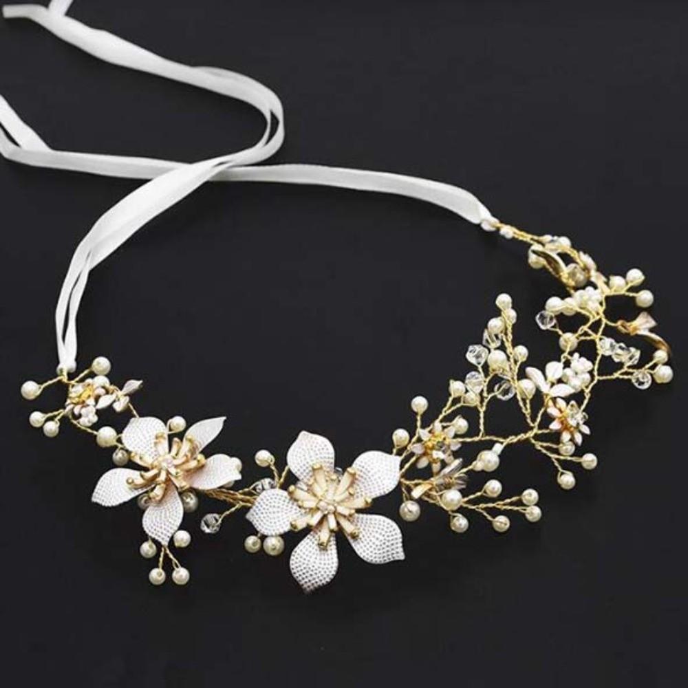 Стразы/Жемчуг Невеста Жемчужная Корона Повязка на голову Головной убор Кристальный Обруч для волос Тиара Девочки Свадьба