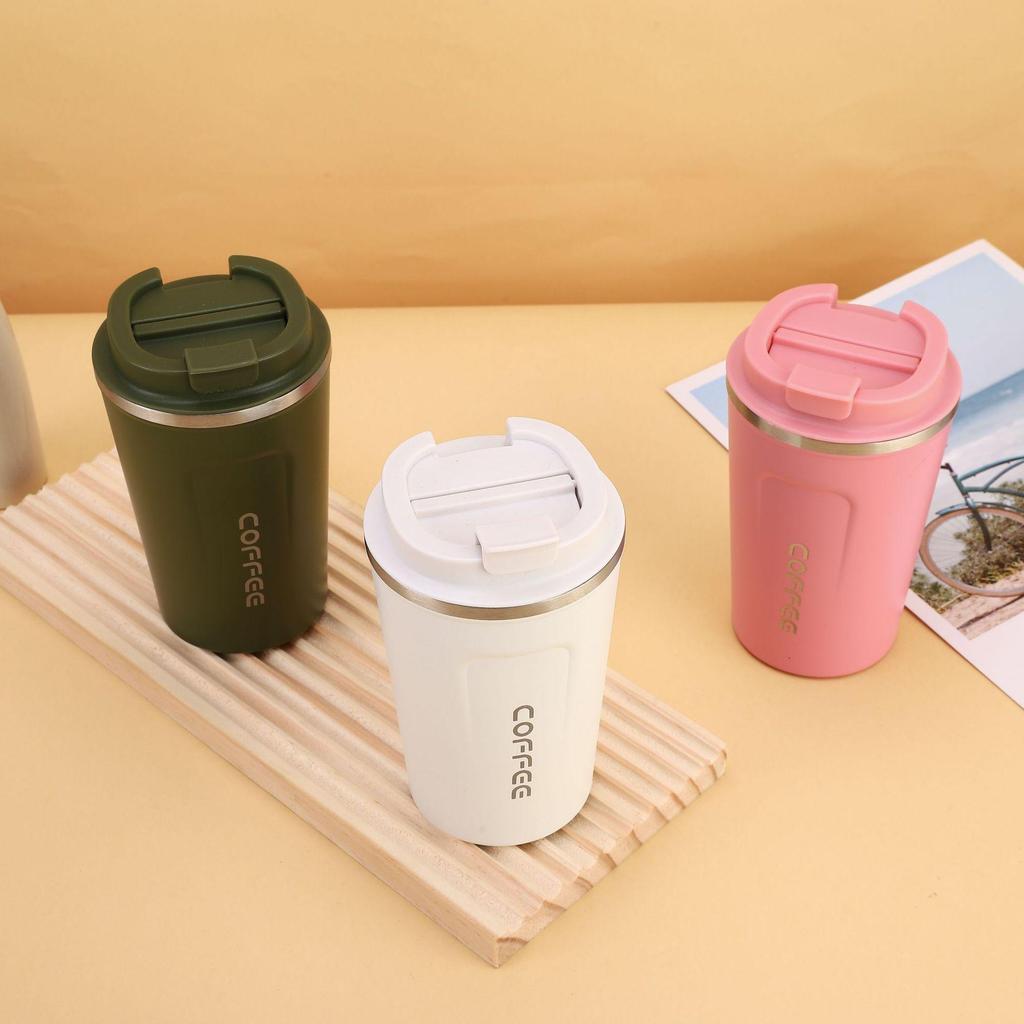 Портативная термокружка для кофе из нержавеющей стали 304 для использования на улице и в автомобиле