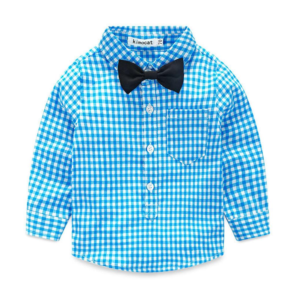 Комплект одежды для маленьких мальчиков, детский костюм джентльмена, топы + брюки, одежда на подтяжках