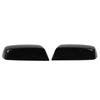 Pair of Rearview Side Mirror Cap Protective Easy Installation 22919758 for 2500 HD 3500 HD 2015 To 2019 Glossy Black