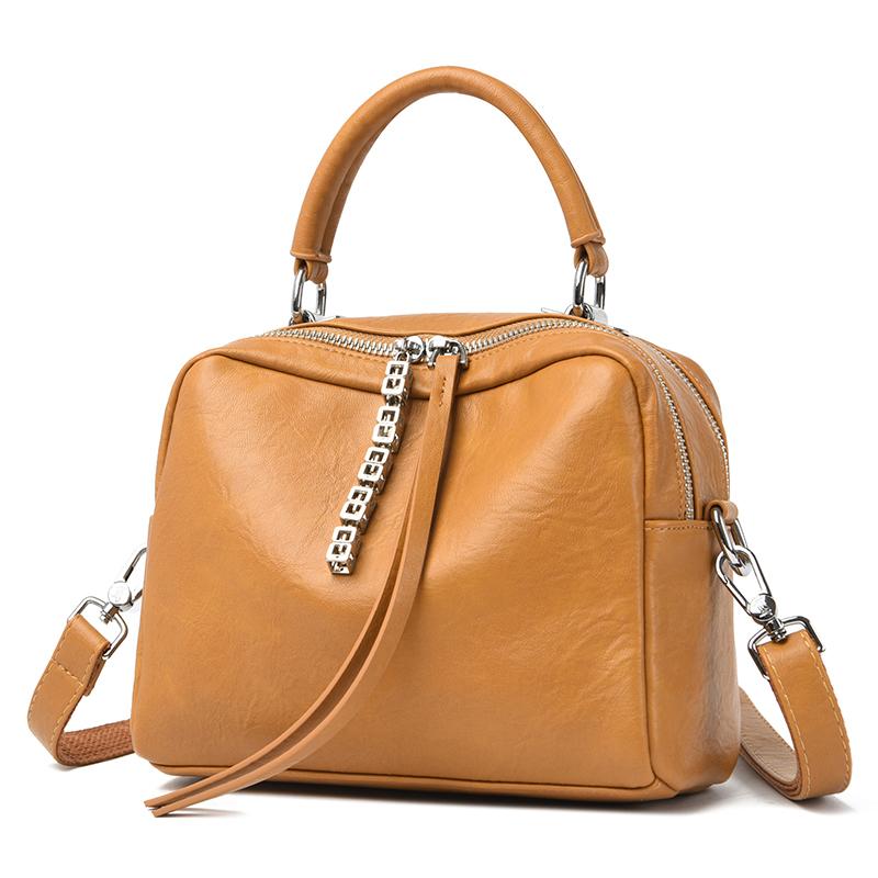 Soft Leather Shoulder Bag for Women Crossbody Bag Luxurious Messenger Bags Large Capacity Feminine Fashion High Quality