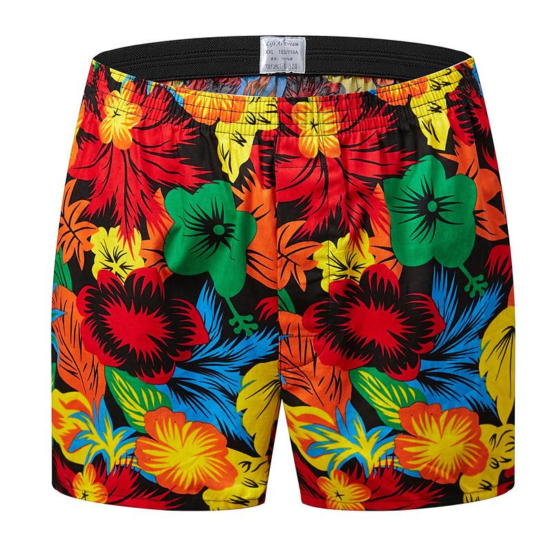 Мужские трусы-боксеры, тонкое летнее нижнее белье, хлопковые мужские шорты большого размера, короткие дышащие клетчатые гибкие шорты, мужские трусы-боксеры, один или шесть