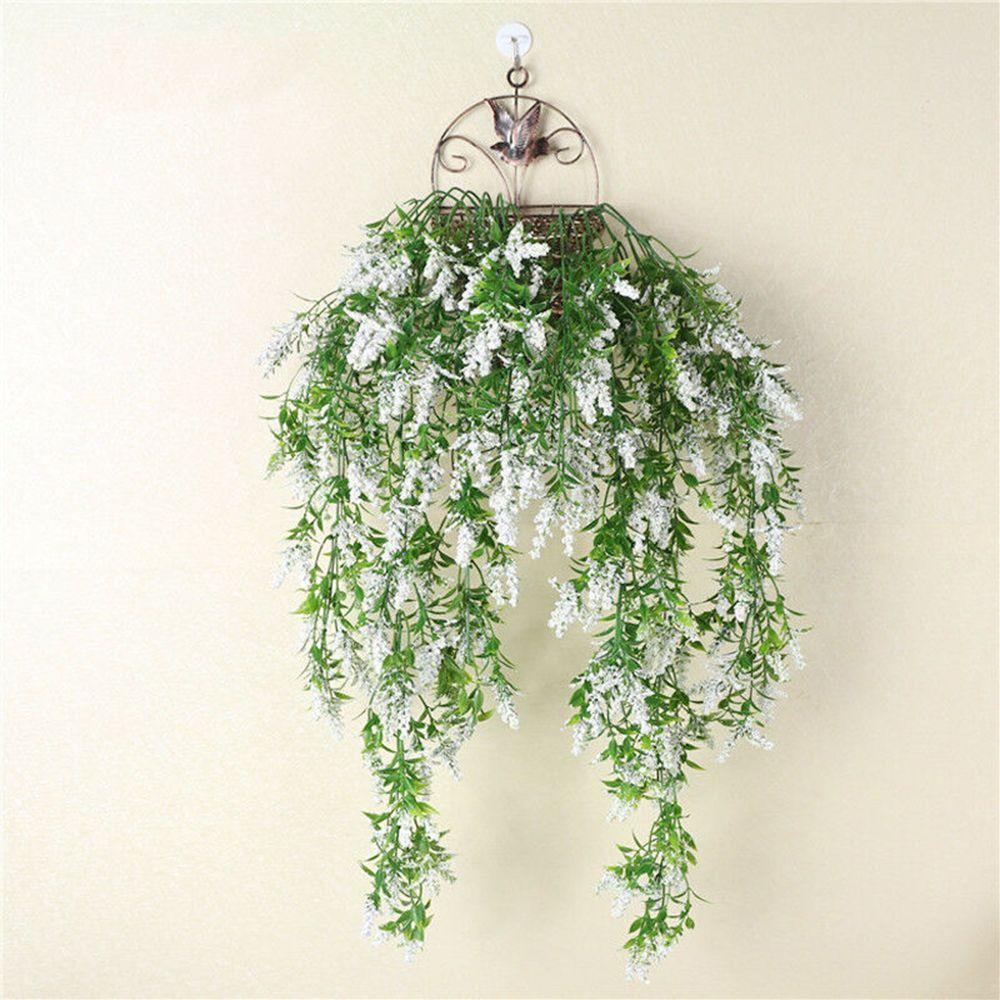 Room Bunch DIY Craft Artificial Lavender Wedding Wreath Decoration Vine Flower Garland Fake Plants