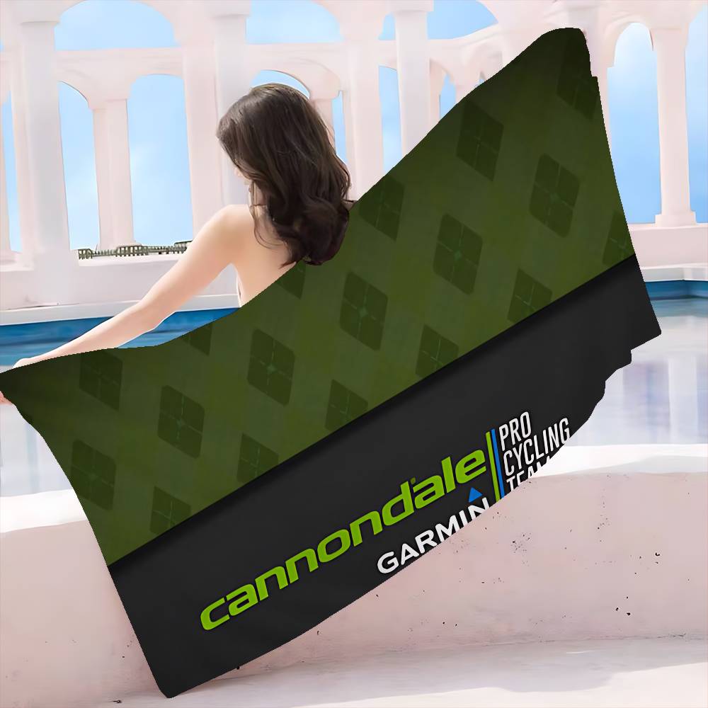C-Cannondale Микрофибра с принтом Пляжное полотенце Альпинизм Йога Пляж Плавание Бег Впитывающее Мягкое полотенце