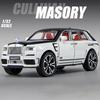 1:32 Scale Alloy Model Car for Cullinan, Zinc Alloy Pull Back Toy Car with Sound and Light, Luxury SUV Miniature Metal Vehicle Collectible Toys