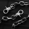 Модные брелки для ключей с клипсой Рок-панк Кошелек Цепочка Ремень Байкерские штаны Брелок Хип-хоп Ювелирные изделия