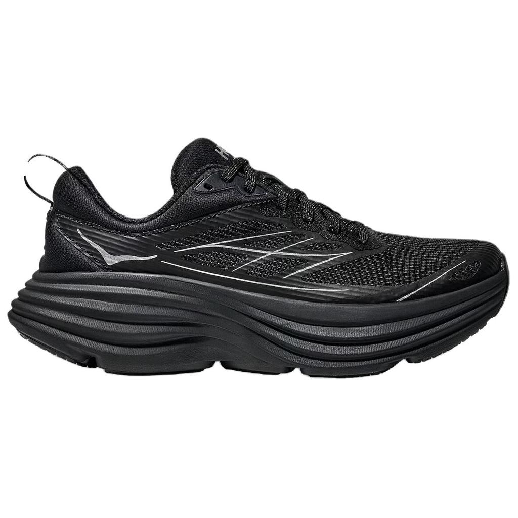 HOKA One One Bondi 8 Текстиль, Синтетическая кожа Нескользящая, Износостойкая, Дышащая, Возвращающая энергию Беговые кроссовки 1155391-BKSV