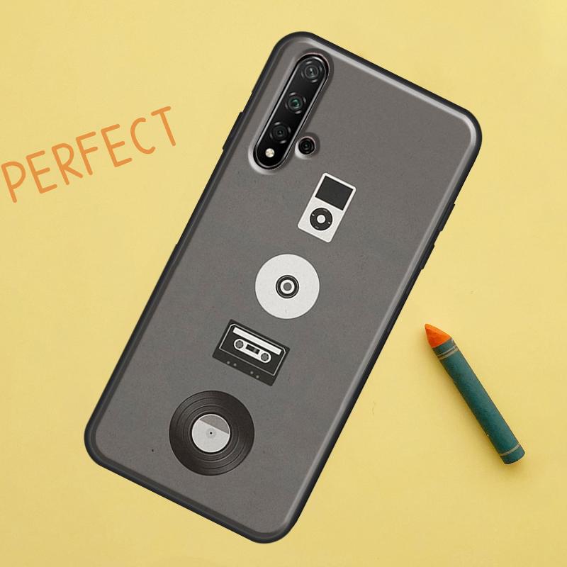 Minimalist Music Lover For Huawei Nova 12s 11i 7i 8i 12i Y73 Y70 Y90 Y60 Y72 Y61 Y91 9 10 SE P40 Lite P30 Pro Case