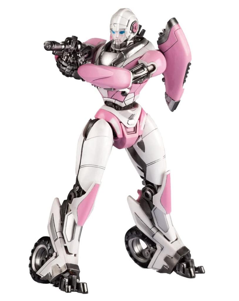 Doyusha Transformers Bumblebee Arcee Total Length 92mm Plastic Model SK04 Pink