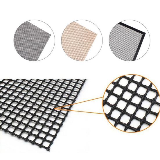 BBQ Grill Mesh Mat Non Stick Fish Vegetable Mat Food Grade High Temperature Resistant Uninflammable Barbecue Grill Sheet Liners Rusable Grilling Mat