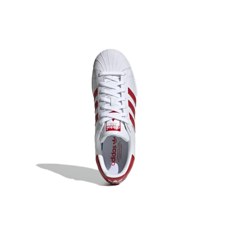Adidas Superstar 'White Scarlet' BD7420