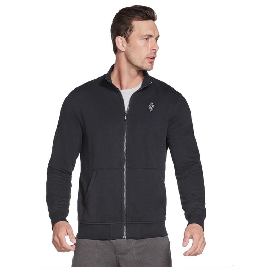 Skechers The Hoodless Hoodie, Mens Black Sweatshirt